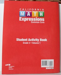 HMH: California Math Expressions Common Core Student Activity Book Grade 2 Vol 1