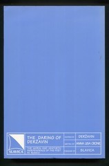 Daring of Derzhavin : Moral & Aesthetic Independence of Poet in Russia by Crone