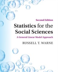 Statistics for the Social Sciences by Russell T. Warne PAPERBACK 9781108814508