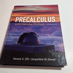 Precalculus with Calculus Previews: . by Dennis G Zill: Like new