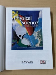 Lot 2 Physical Science Concepts in Action Textbook + Teacher’s Edition Set Good