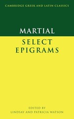 Martial : Selected Epigrams (Cambridge Greek and Latin Classics)