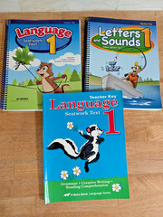 Abeka Language 1, Letters and Sounds 1 Teacher Key Books A Beka