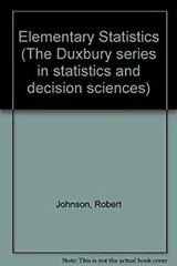 Elementary Statistics Paperback Robert R. Johnson