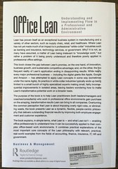 Office Lean: Understanding and Implementing Flow, Softcover : Very Good