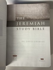 The Jeremiah Study Bible NKJV Black LeatherLuxe 2013 Cedarville University