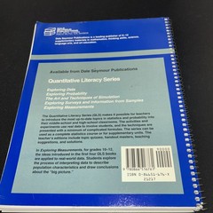 QUANTITATIVE LITERACY SERIES: EXPLORING MEASUREMENTS, By Dale Seymour Public