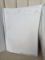 Lab Notebook 99 carbonless self-copying pages spiral bound Barbakam