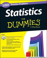1,001 Statistics Practice Problems for Dummies – paperback For Dummies