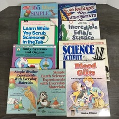 Homeschool Science Experiments Books Simple Materials STEM Activities Lot of 9
