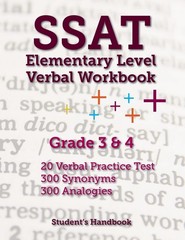 SSAT Elementary Level Verbal Workbook: Grade 3 and 4 — 600 Practice Questio…