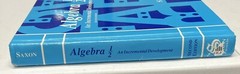 Saxon Algebra 1/2 second edition textbook hardcover homeschool math