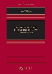 Restitution and Unjust – Hardcover, by Kull Andrew; Farnsworth – Acceptable n