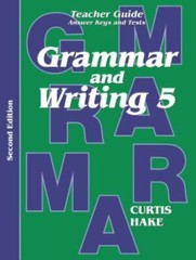 Grammar & Writing Ser.: Saxon Grammar & Writing 2nd Edition Grade 5 Teacher…