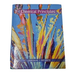 Chemical Principles Textbook Cengage Zumdahl DeCoste 8th Edition Hardcover