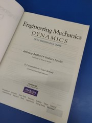 Engineering Mechanics: Dynamics, 5th Edition in SI Units by Anthony Bedford