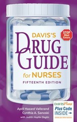 Davis’s Drug Guide for Nurses – paperback April Hazard Vallerand PhD RN FAAN