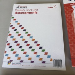 Benchmark Advance: Grade K, Teacher’s Resource System Units 1-10 California Ed