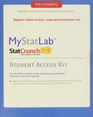 MyStatLab Student Access Code Kit: Including Statcrunch – FAST Delivery!