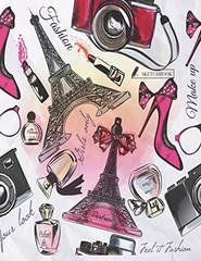 SKETCH BOOK: PARIS COVER (8.5 X 11) INCHES 110 PAGES, By Char Story *BRAND NEW*