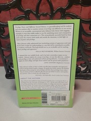 Privilege, Power, and Difference by Allan G. Johnson 2nd edition Paperback Book