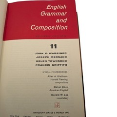 Warriner’s English Grammar and Composition 11 Revised Ed. Harcourt Brace World
