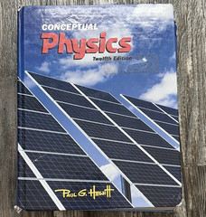 Pearson Conceptual Physics 12th Ed Paul G. Hewitt Hardcover (2006) 816pp