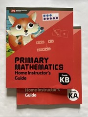 Primary Mathematics KA/KB Home Instructor’s Guide Marshall Cavendish