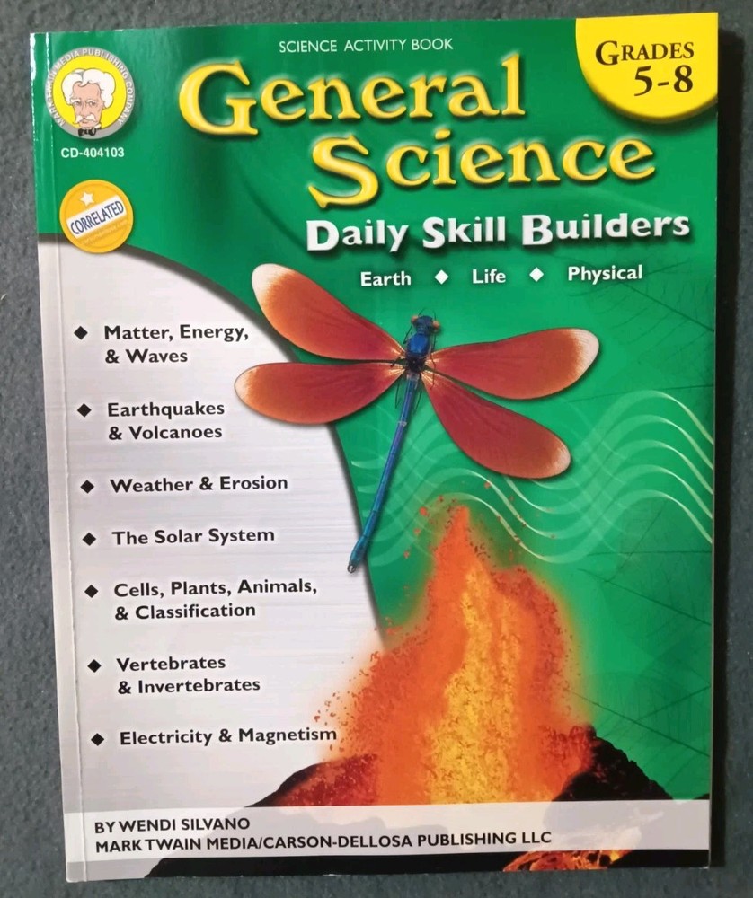 Daily Skill Builders: General Science Grades 5-8, Science Activity Book