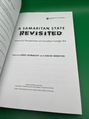 Beyond Boundaries: Canadian Defence and Strategic Studies Ser.: Samaritan State