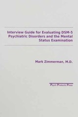 Interview Guide for Evaluation of – Paperback, by Zimmerman Mark – Very Good h