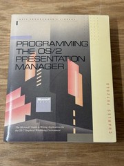 Programming The OS/2 Presentation Manager By Charles Petzold