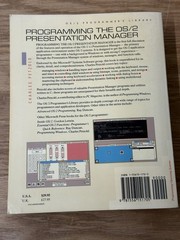 Programming The OS/2 Presentation Manager By Charles Petzold
