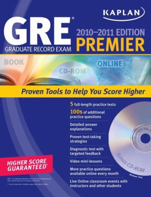 GRE Exam 2010-2011 Paperback Kaplan Publishing Staff