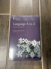 Language A to Z (Guidebook & 6 Audio CDs, John McWhorter) The Great Courses