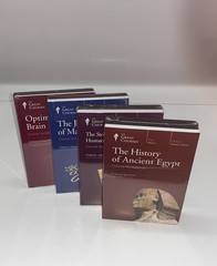 Course And Lectures From The Great Courses Lot Of 4 Unopened Guides With DVDs
