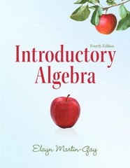 INTRODUCTORY ALGEBRA (MARTIN-GAY DEVELOPMENTAL MATH By Elayn El Martin-gay