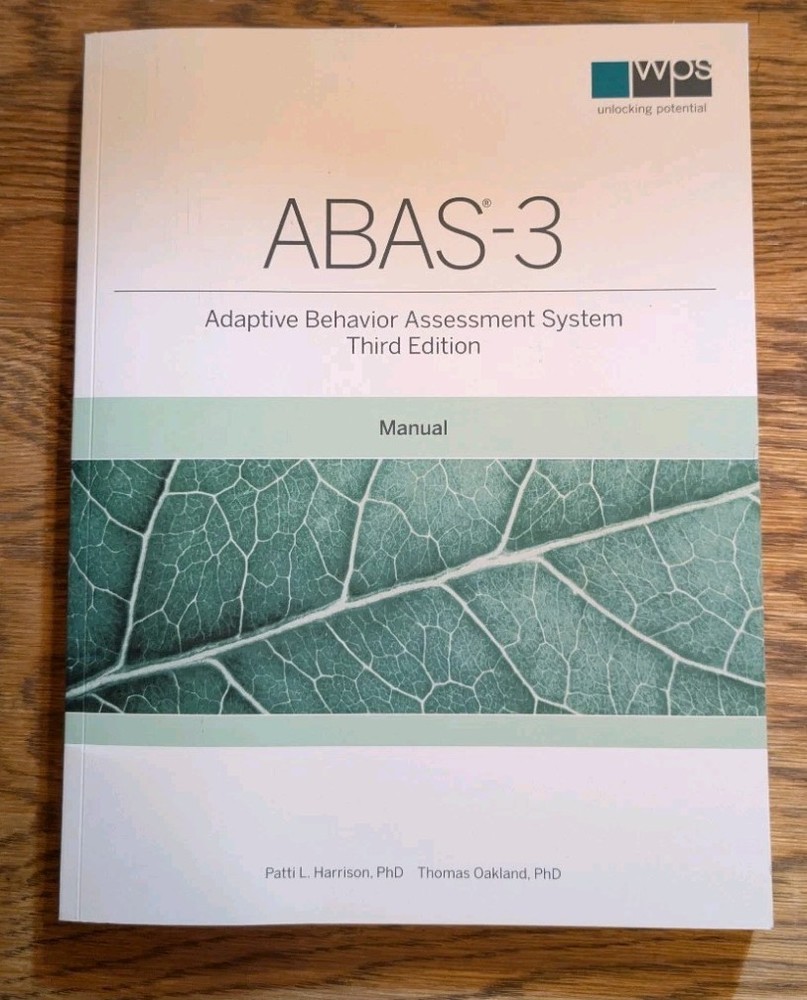 ABAS-3 Adaptive Behavior Assessment System Manual 2015 3rd Edition
