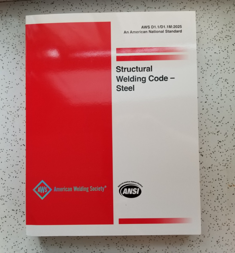 AWS D1.1/D1.1M:2025 – 25th Edition STRUCTURAL WELDING CODE-STEEL