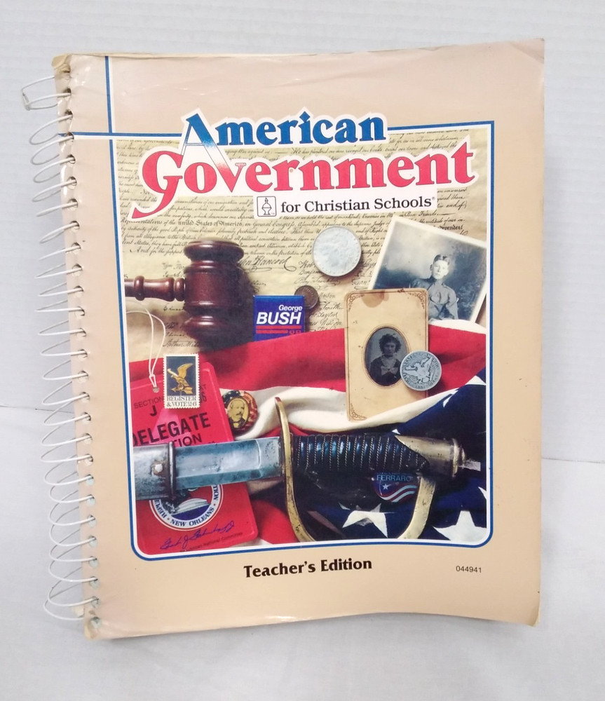 BJU Bob Jones Press American Government Teacher Edition (12th Grade) 1st Edition