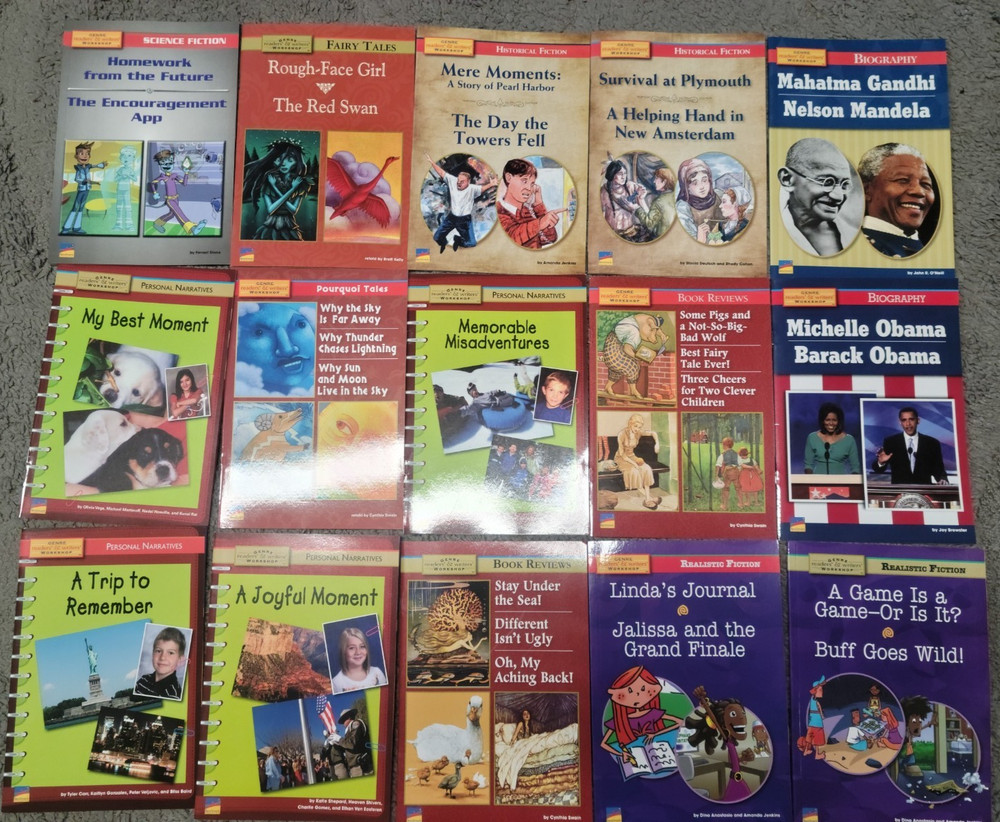 * Lot of 29 Benchmark Education Reader’s & Writer’s Genre Workshop Books *