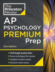 Princeton Review AP Psychology Premium Prep, 21st Edition: 5 Practic – VERY GOOD