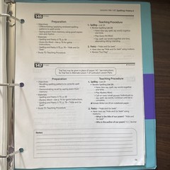 Abeka Spelling and Poetry 3rd grade student and teacher book With Lesson Plans