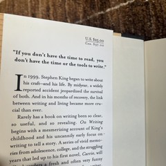 On Writing by Stephen King (2000, Hardcover, First Edition/1st Printing)