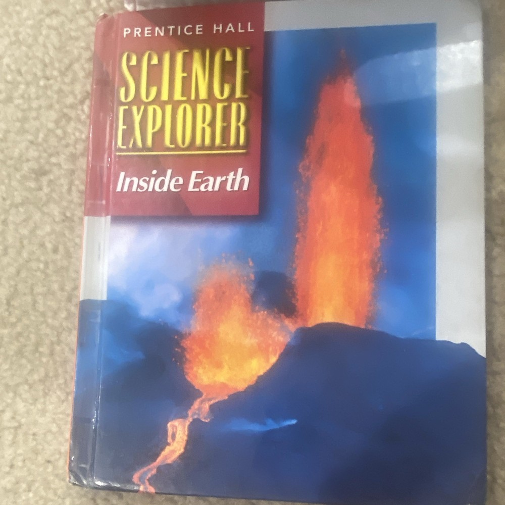 Prentice Hall Science Explorer Inside Earth Hardcover Textbook 2001 Middle Sch