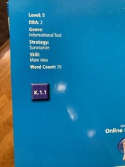 Journeys Houghton Mifflin Leveled Readers Grade K Above Level Set of 30 Blue Sq.