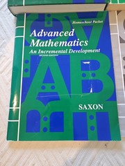 Saxon Advanced Mathematics Second Edition 4 Book Full Set W/Lesson & Test Cd