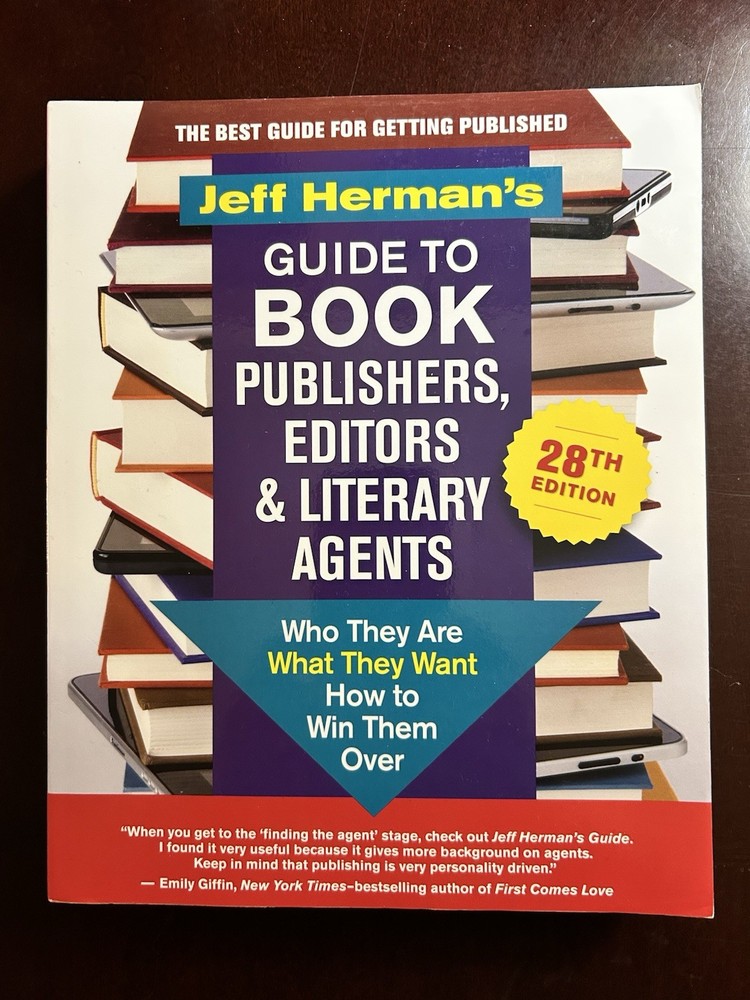 Guide to Book Publishers, Editors & Literary Agents by Jeff Merman 28th Edition