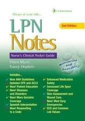 LPN Notes: Nurse’s Clinical Pocket Guide – Spiral-bound – GOOD