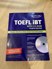 TOEFL IBT with CD-ROM by Kaplan Publishing Staff (2009, Trade Paperback)